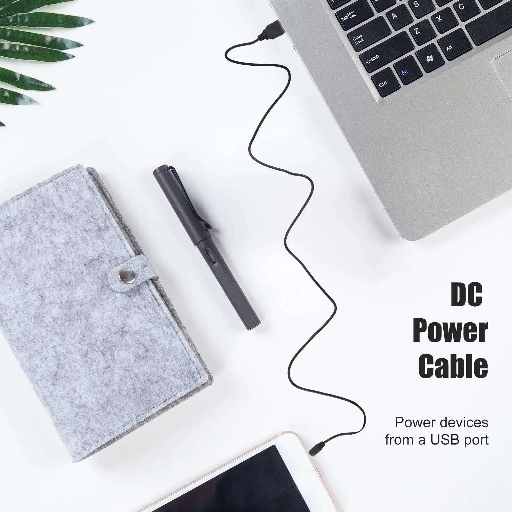 USBからDCのバレル用電源ケーブル,5v,3.5mm