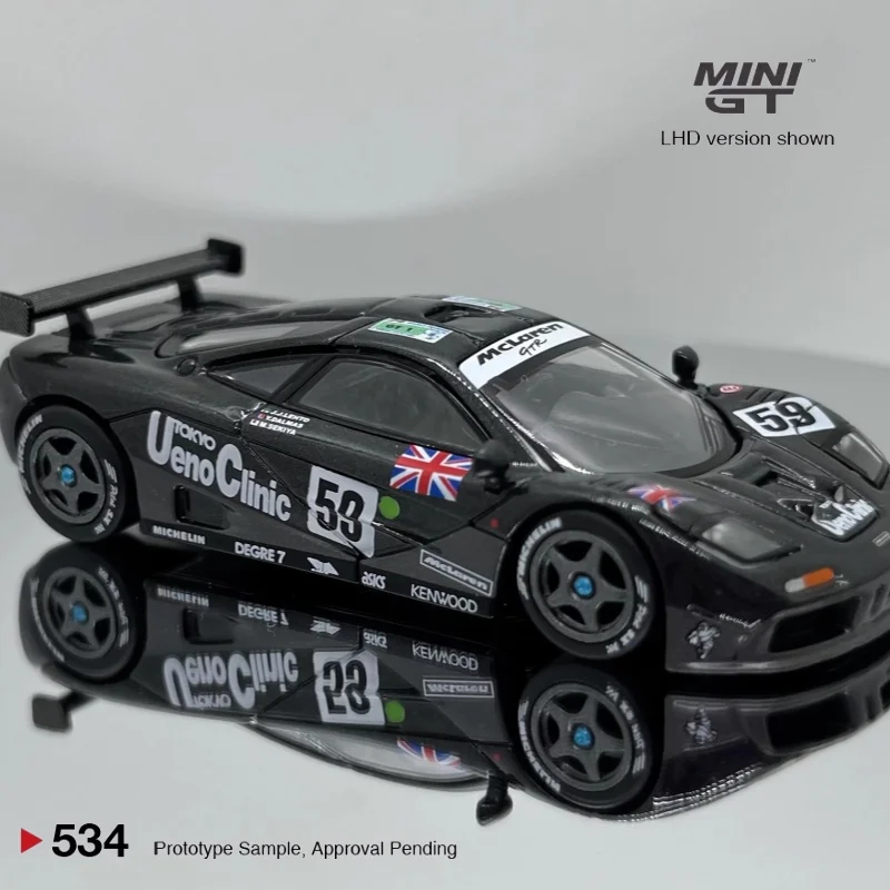 1-64-modele-de-voiture-de-simulation-miniature-finale-en-alliage-534-f1-gtr-le-mans-article-d'affichage-a-collectionner-jouet-personnalise