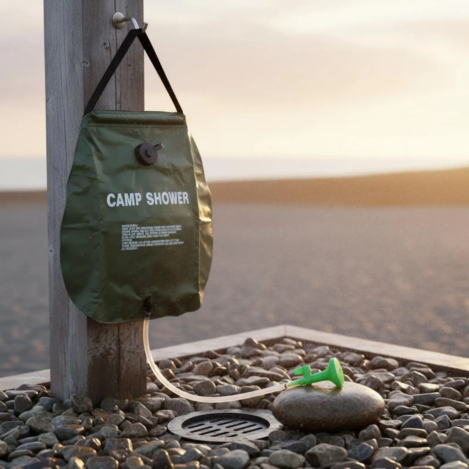 Sac de douche solaire avec thermomètre, sac de douche de camping, équipement de plein air pour les randonneurs, la randonnée