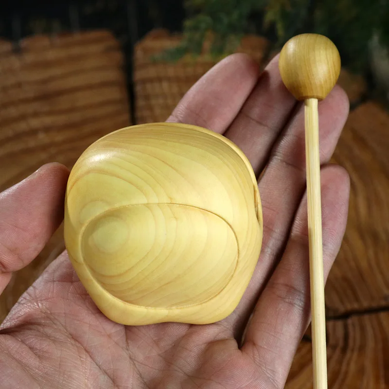 CX wooden fish carry-on Chinese handle wooden engraving small ornament
