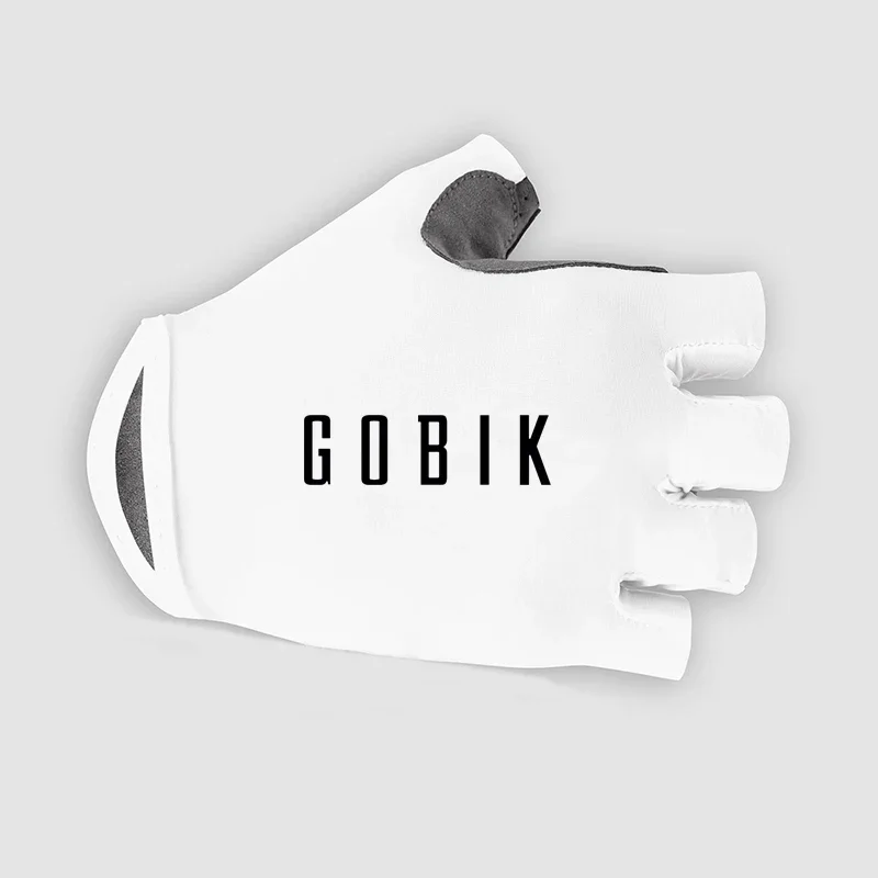 2021 White Half Finger Cycling Gloves - Men Women's Mountain Bike Gloves - Breathable Non-slip Sports Glove