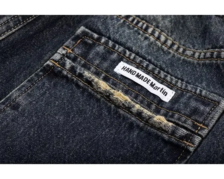 Frühling Herbst weites Bein Jeans Frauen hohe Taille Jeans hose Damen Jeans Harajuku Vintage bf Stil lose Femme Streetwear – Detail 14