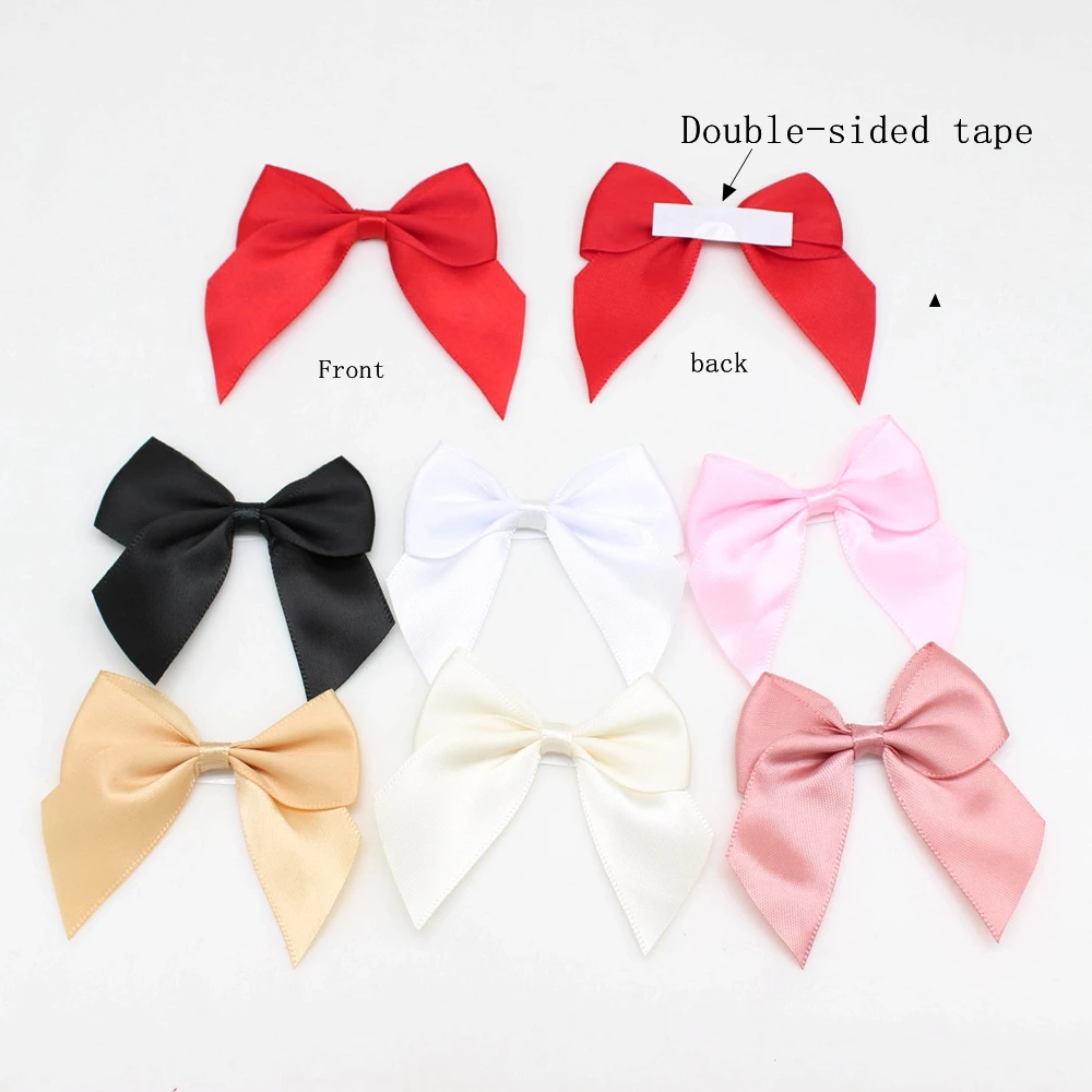 Image of 20 Stück/Set Selbstklebende Handgemachte Schleifen für Geschenkboxen, Blumendekoration, Bastelsets, Geschenkverpackungen, Schleifenbänder, Bastelschleifen