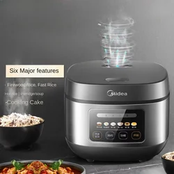 Midea rice cooker 4L household intelligent reservation cake firewood rice cooker reservation portable home kitchen appliances