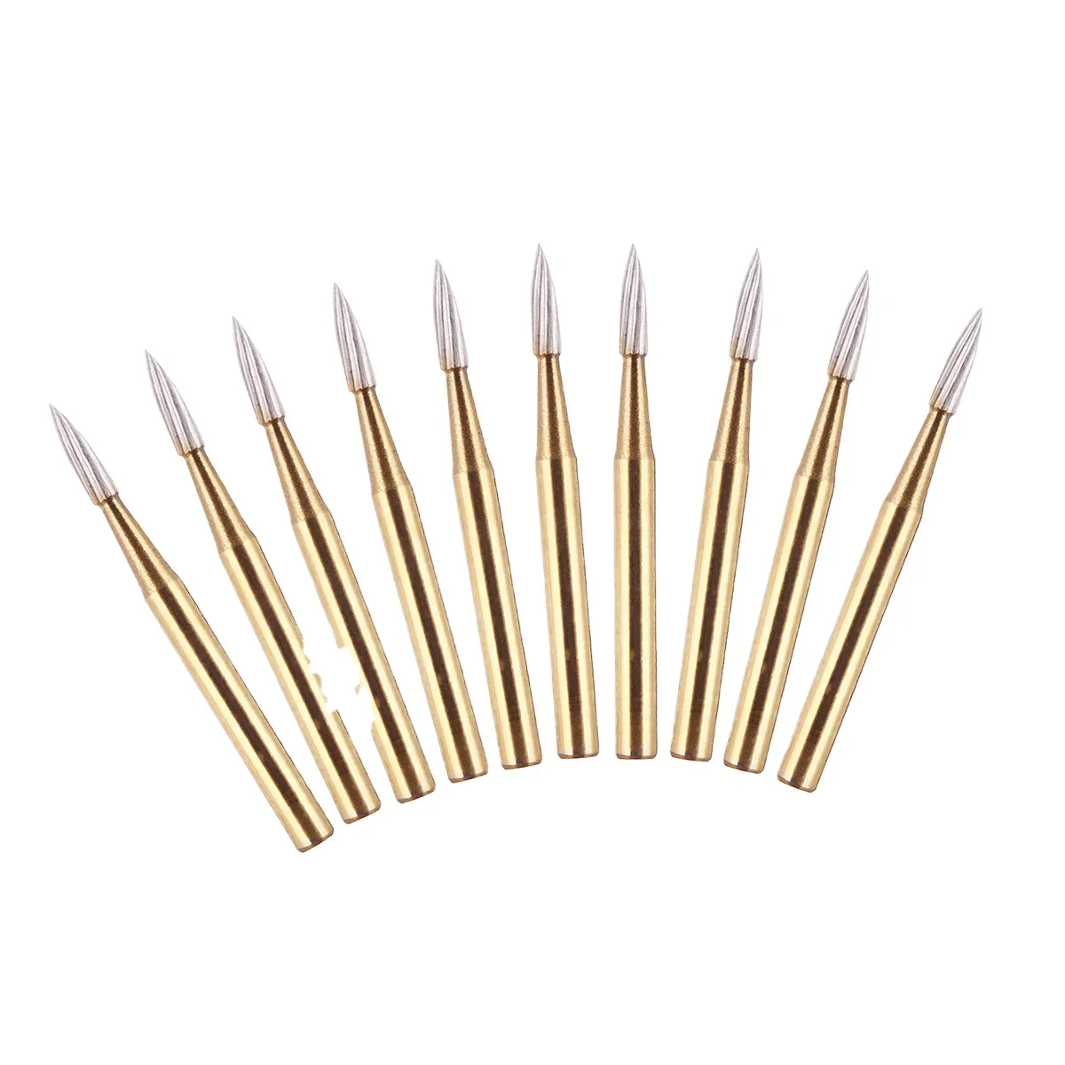 Dentals Burs High-Speed Inverted Cone Bur  FG RA Shank Dentals Tungsten Carbide Burs Tool Parts for Clinics