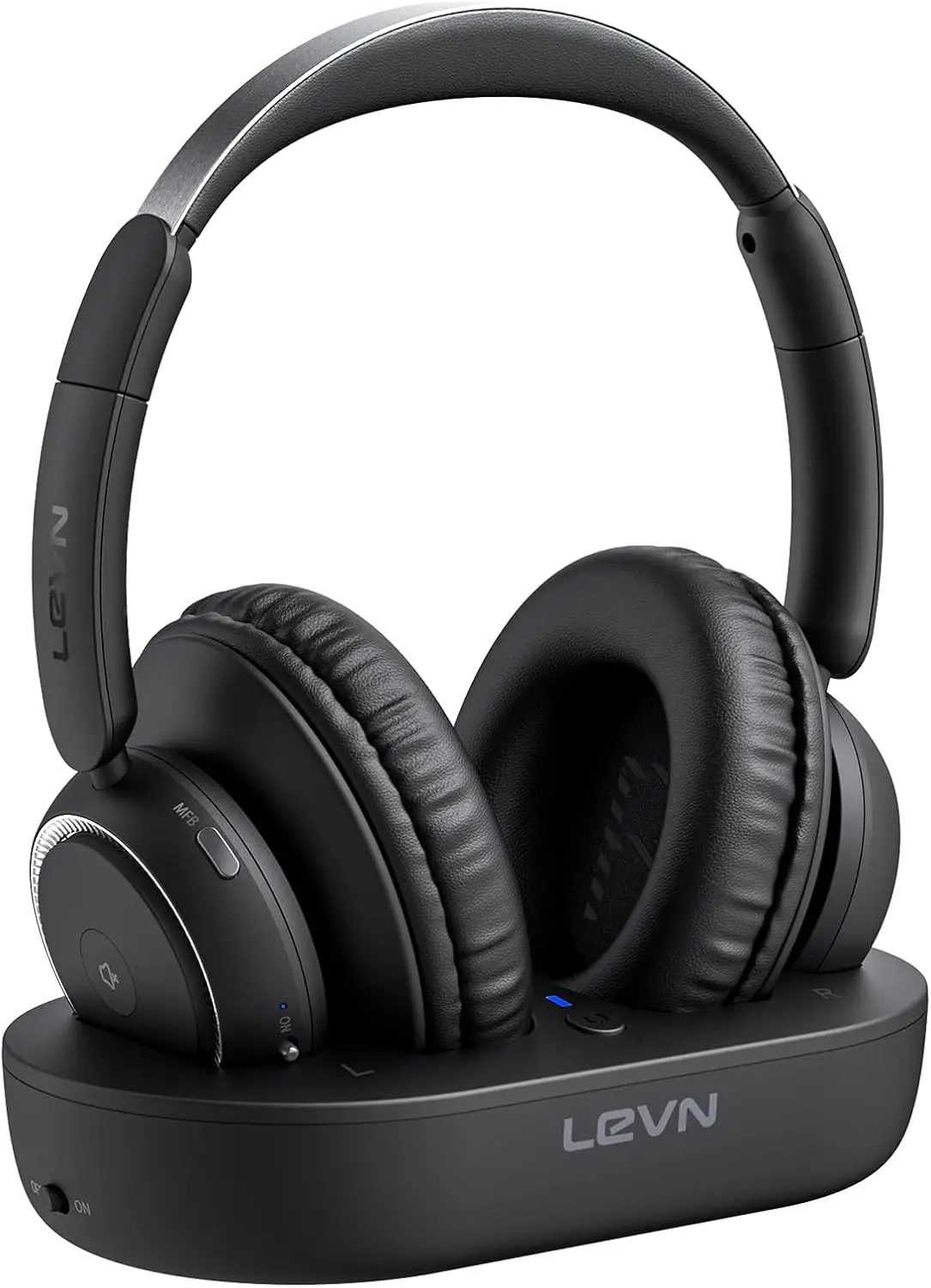 

Wireless TV Headphones for Seniors, No Audio Delay, Bluetooth 5.2, Plug and Play, Ideal Gifts for Elderly
