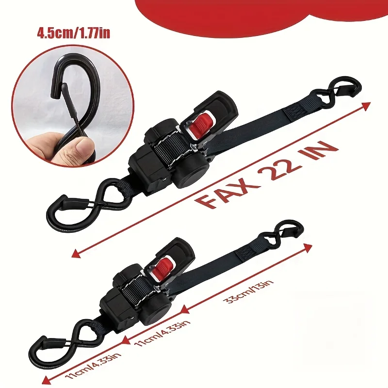 Automatic Heavy-Duty Shrink Belt， A Utomatic Recovery Ratchet Ratchet Tie Down，With Automatic Scaling Tensiometer，