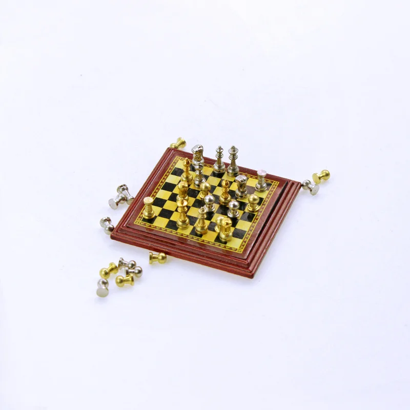 Mini Chess Non-Magnetic Miniature Food Play Scene Model, Foreign Trade, Hot-selling, 1:12