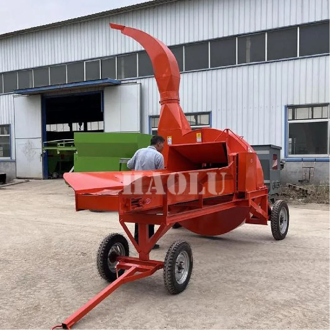 cattle cow feed straw silage machine chicken grass chaff cutter farm grass chopper for cattle shredder corn stalk chopper