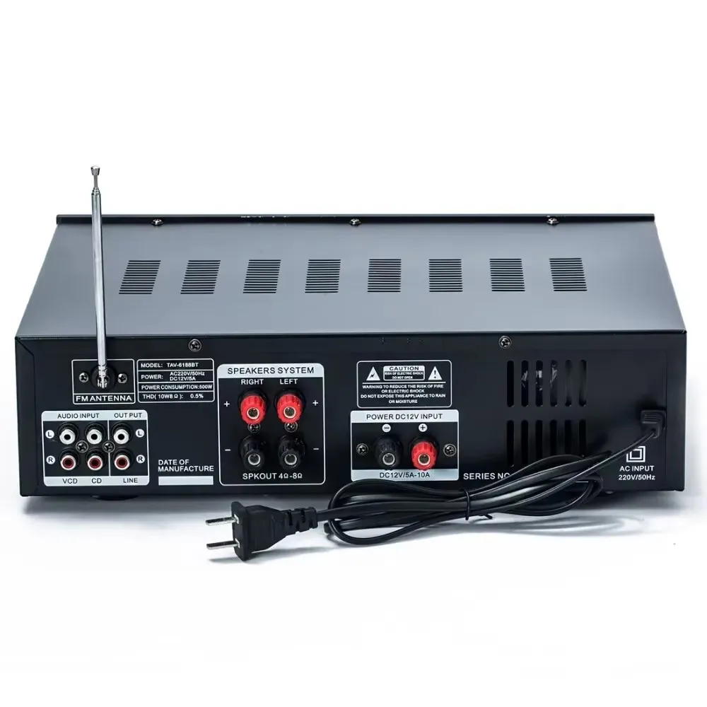 Sunbuck 6188BT 2.1 300 واط عالية الطاقة SD USB FM بلوتوث التحكم عن بعد AV مكبر للصوت المنزل مكبر صوت الصوت