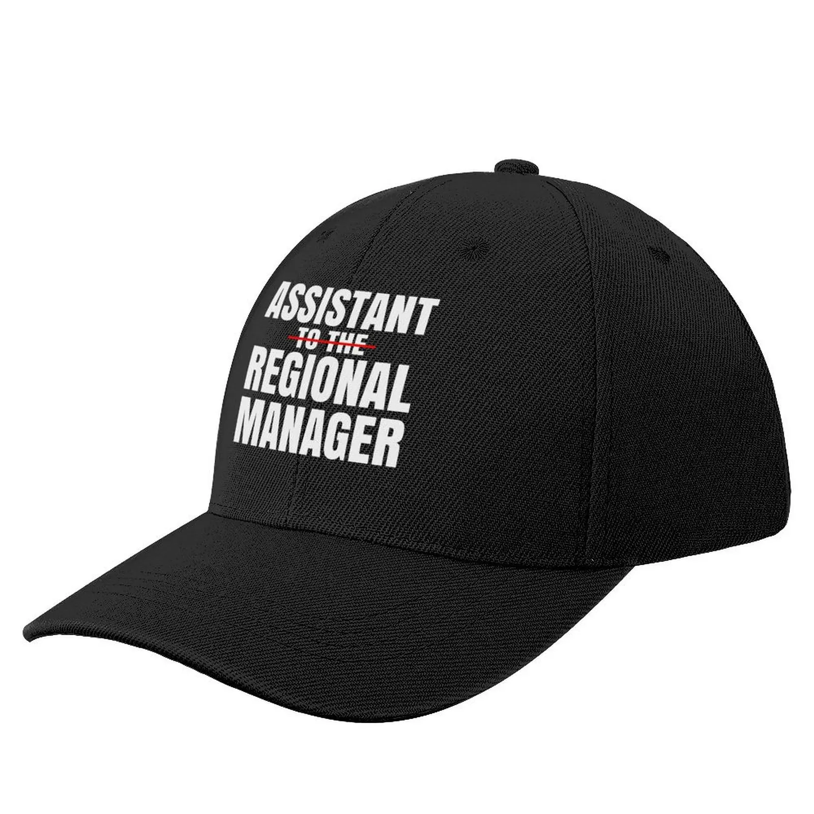 Assistant To The Regional Manager - Office Funny Tv Show Baseball Cap black Sunhat Vintage Women Men's