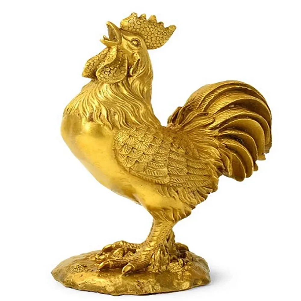 Pure Copper, Money Rooster, Rooster, Golden Rooster, Crowing, Home Decoration, Bedroom, Living Room Decoration