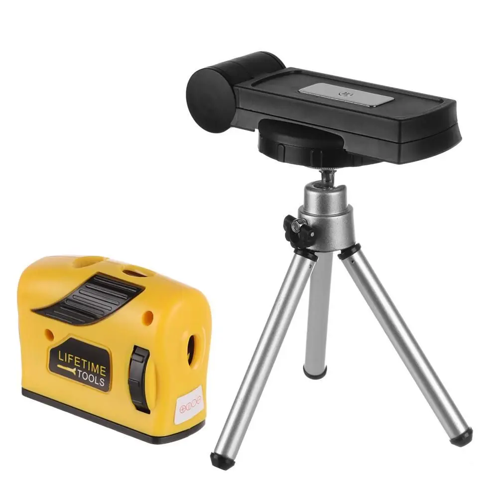 

Horizontal Vertical Line Infrared Laser Level with Tripod 360 Degrees Adjustable Measuring Laser Ruler High Precision