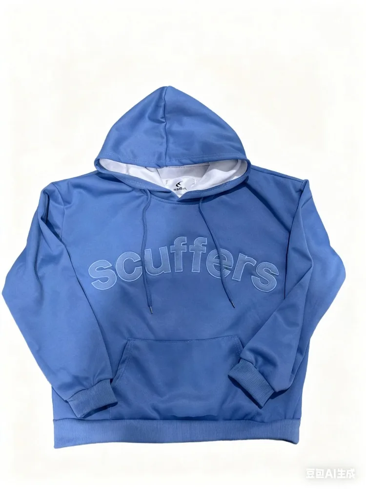 هوتشو الأصفر إلكتروني التطريز المرأة هوديس الجرونج كم طويل الرياضة رجل قمصان سويت شيرت بقلنسوة المتضخم عارضة الشباب الأساسية #5