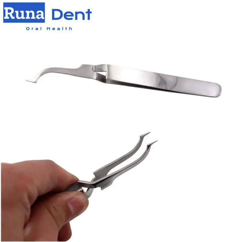 

1/3PcsDental Orthodontic Posterior Brackets Buccal Tube Lingual Buttons Bonding Tweezer Holder Placer Articulating Paper Tool