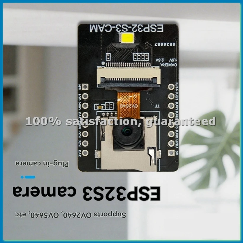 

Модуль камеры ESP32-S3-CAM, плата для разработки ESP32 CAM с Wi-Fi и Bluetooth, с модулем OV2640 2 МП - ANKL