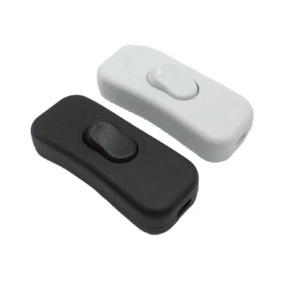 1 pcs  Rocker Switch AC 110V 220V 2A Lnline ON/OFF Table Lamp Desk Light Cord Control Switch Dropshipping