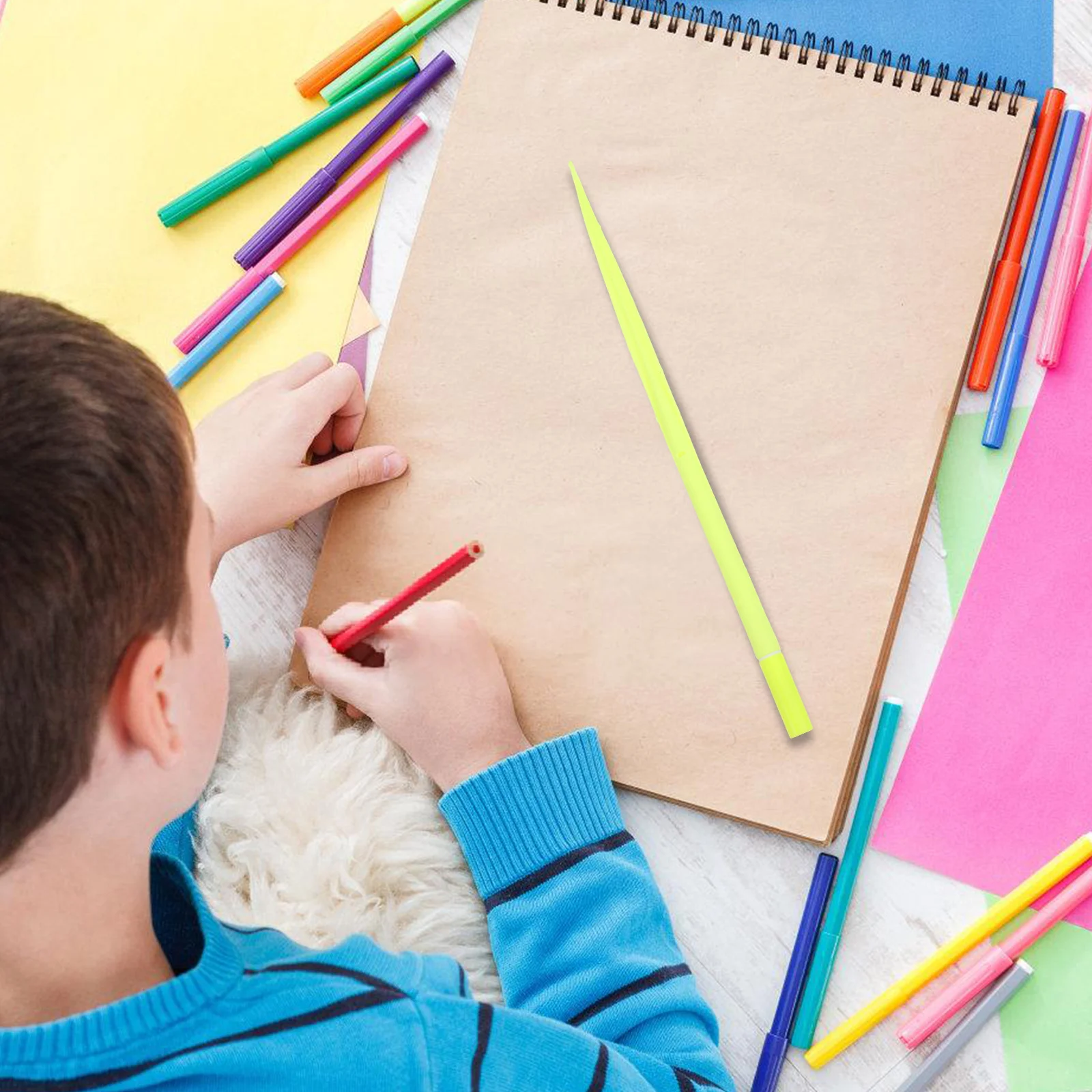 

6Pcs Silicone Grass Gel Pen Neutral Ink Smooth Writing Signature Pens Students Office School Supplies Cute Stationery