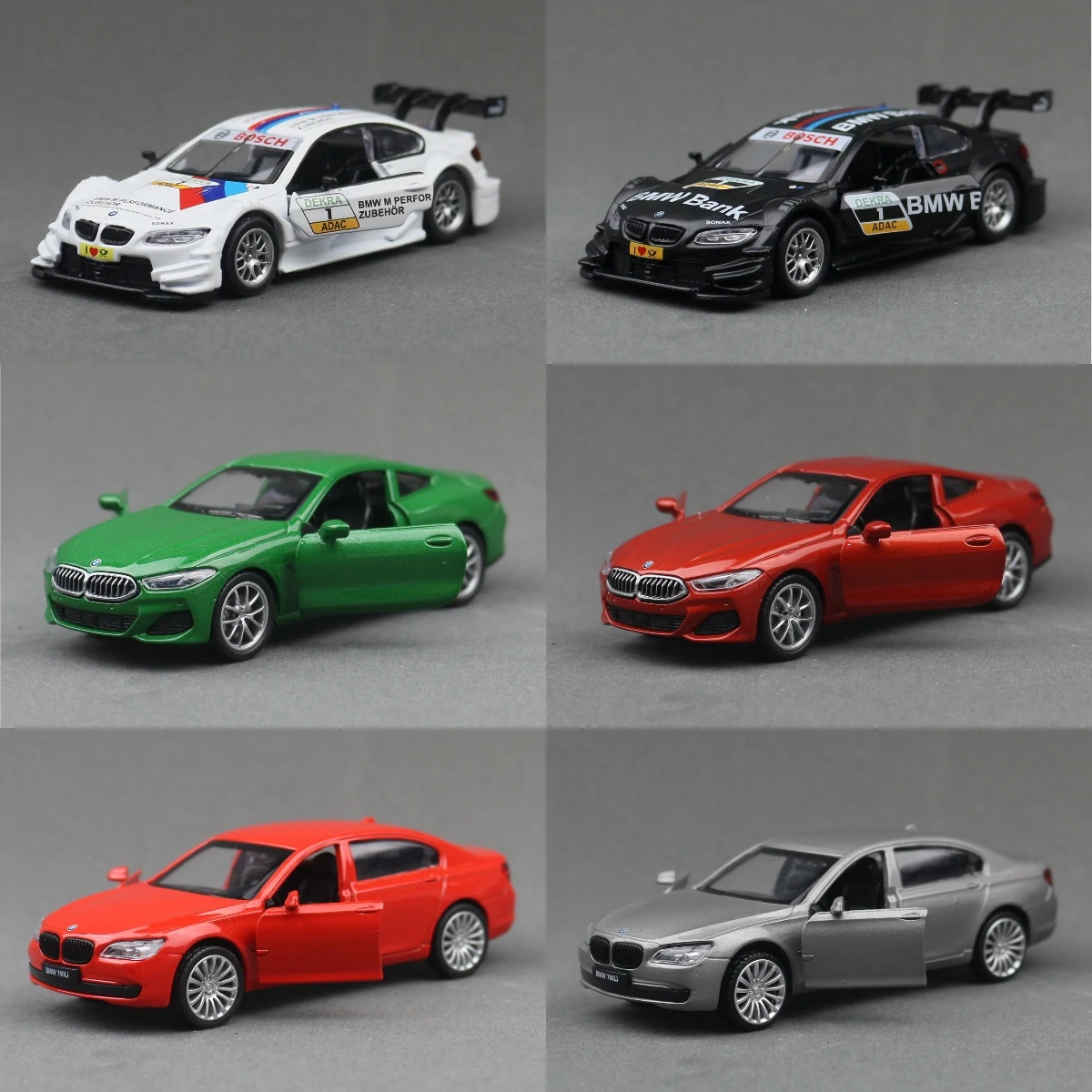 MSZ 1/43 BMW M3 M4 X6 X7 Mini Cooper SUV Sport Racing Car Toy Model Diecast Metal Miniature Pull Back Collection Gift Children