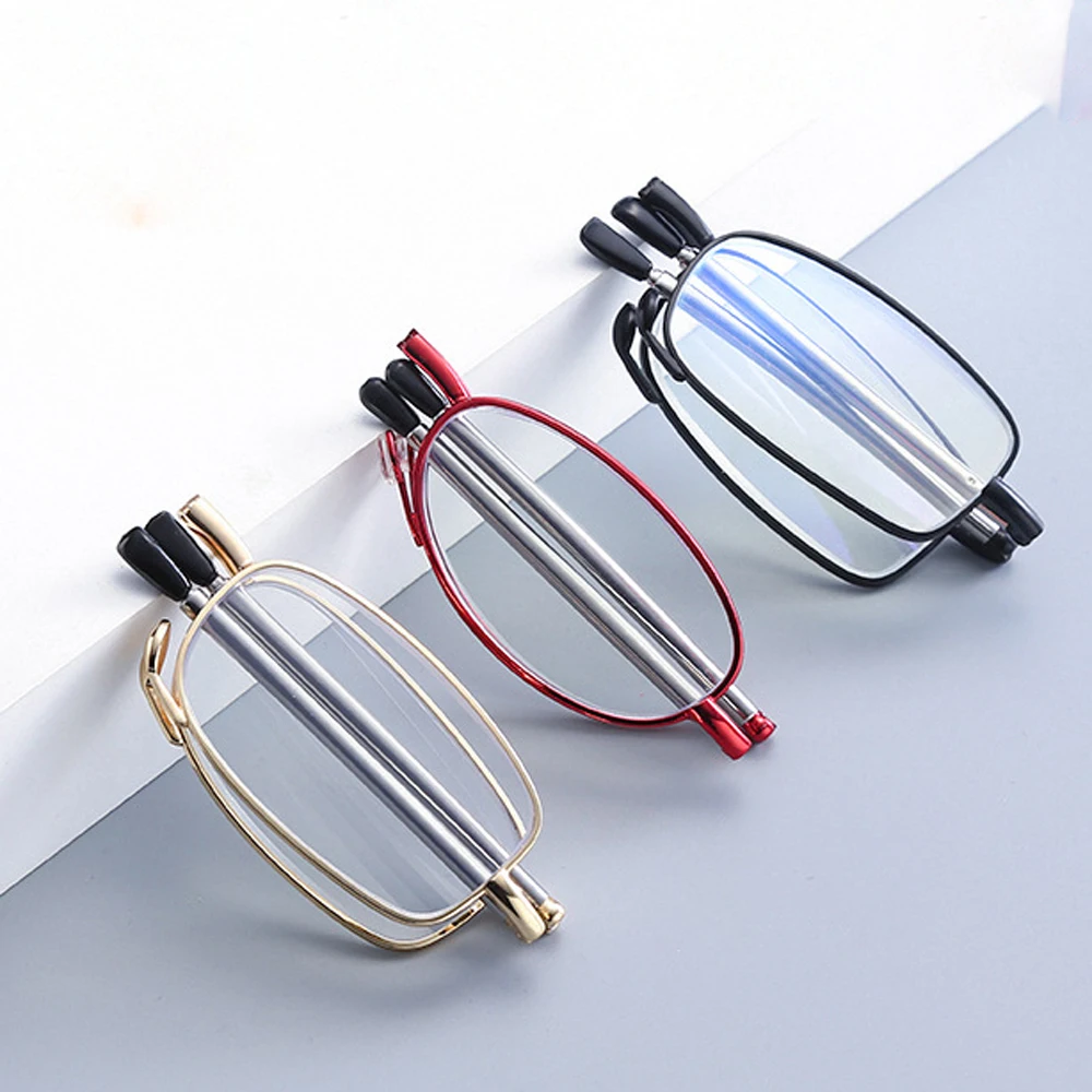

Proof MINI Design With Original Box Portability Folding Eyeglass Spectacles +1.0 +1.5 +2.0 +2.5 +3.0 +3.5 +4.0 Reading Glasses