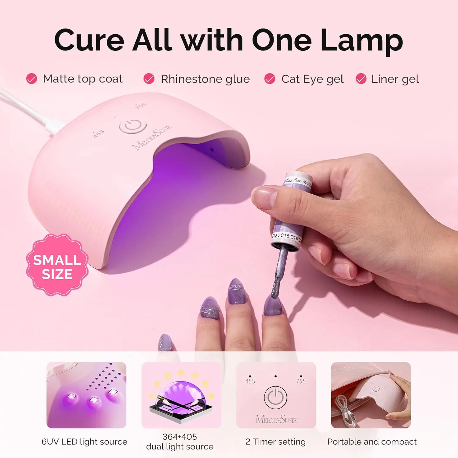 UV 램프, 인기 색상, 빌더 및 탑코트가 포함된 완벽한 젤 네일 폴리쉬 키트, 여성 및 소녀들을 위한 네일 아트 도구 포함