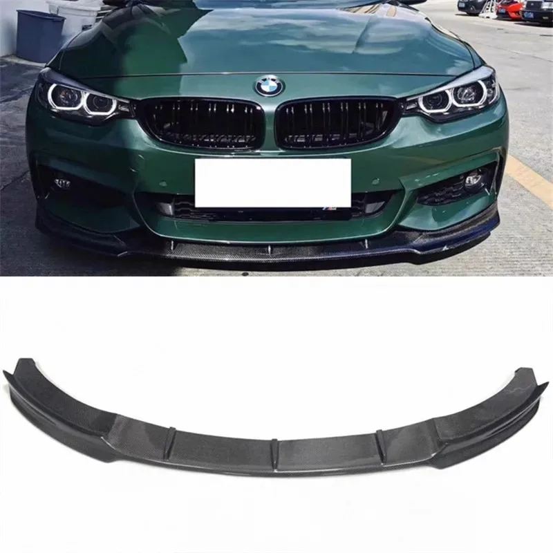 

For BMW 4 Series F32 F33 F36 ReaI Carbon Fiber Front Bumper Lip Spoiler Kit