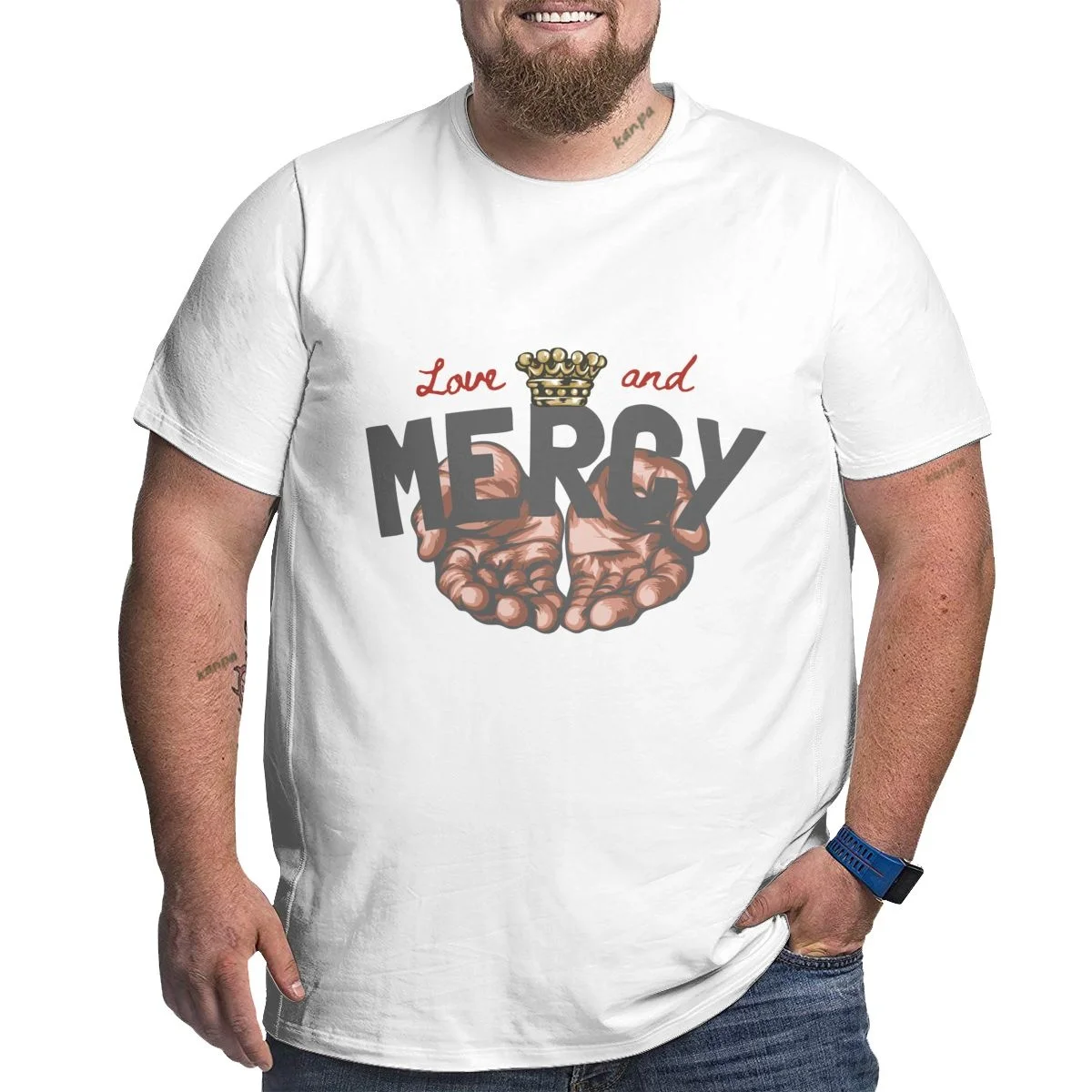 Funny Graphic T Shirts for Big and Tall Men Cotton Short Sleeve Plus Size T-shirts High Street Top Tees Clothing XL-6XL