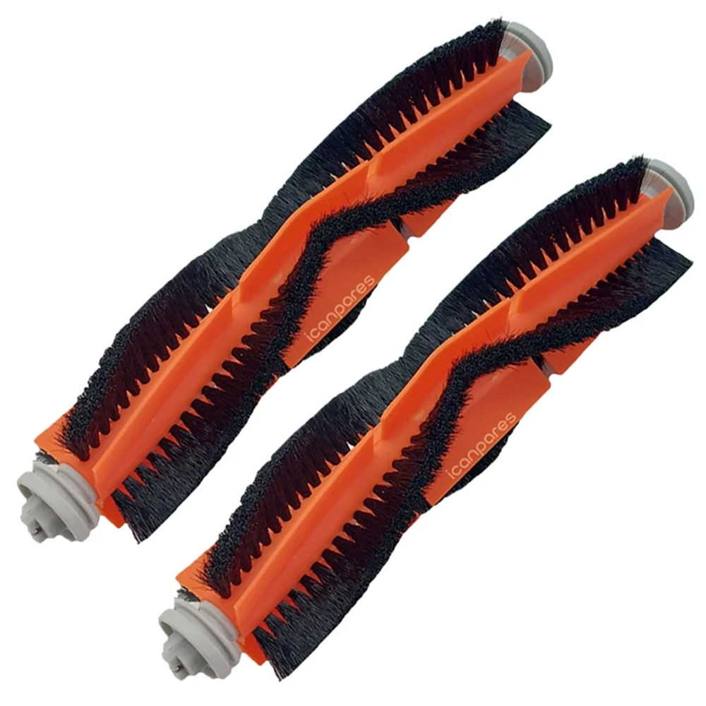 Compatible for Xiaomi Mijia Mop 1C 2C 1T Mi 2Pro Dreame F9 Robot Cleaner Main Roll Brush 2 Pieces