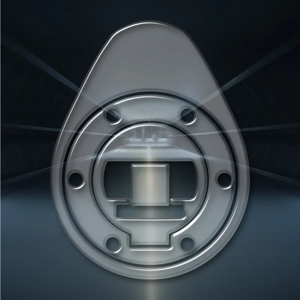 

Motorcycle Tank Fuel Cap Protection Sticker for BMW Motorrad From 2012 -transparent