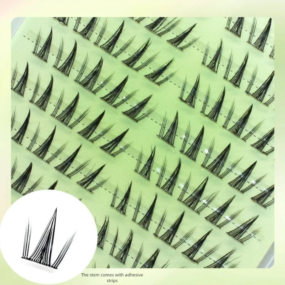 Faux-cils auto-adhésifs naturels, sans colle, épais, Manga, Extension de cils doux, maquillage pour les yeux