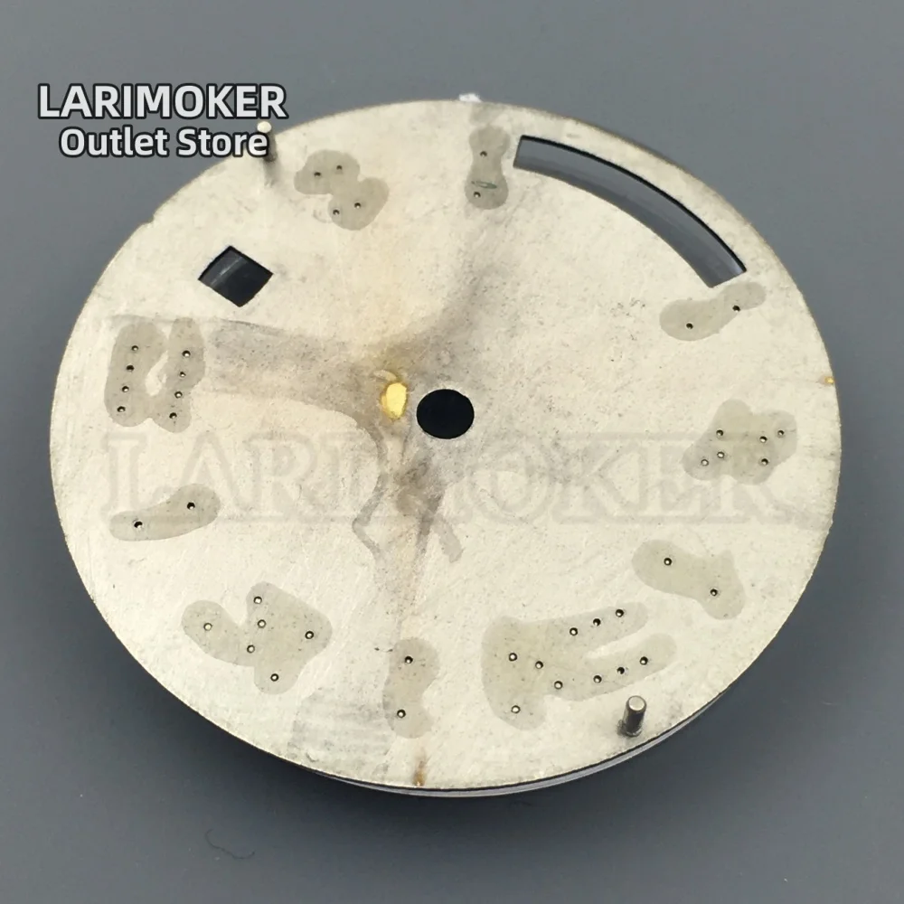 LARIMOKER 29 ミリメートルサンバーストローマ数字日付窓時計ダイヤル御代田 8285 ムーブメント時計アクセサリーに適しています