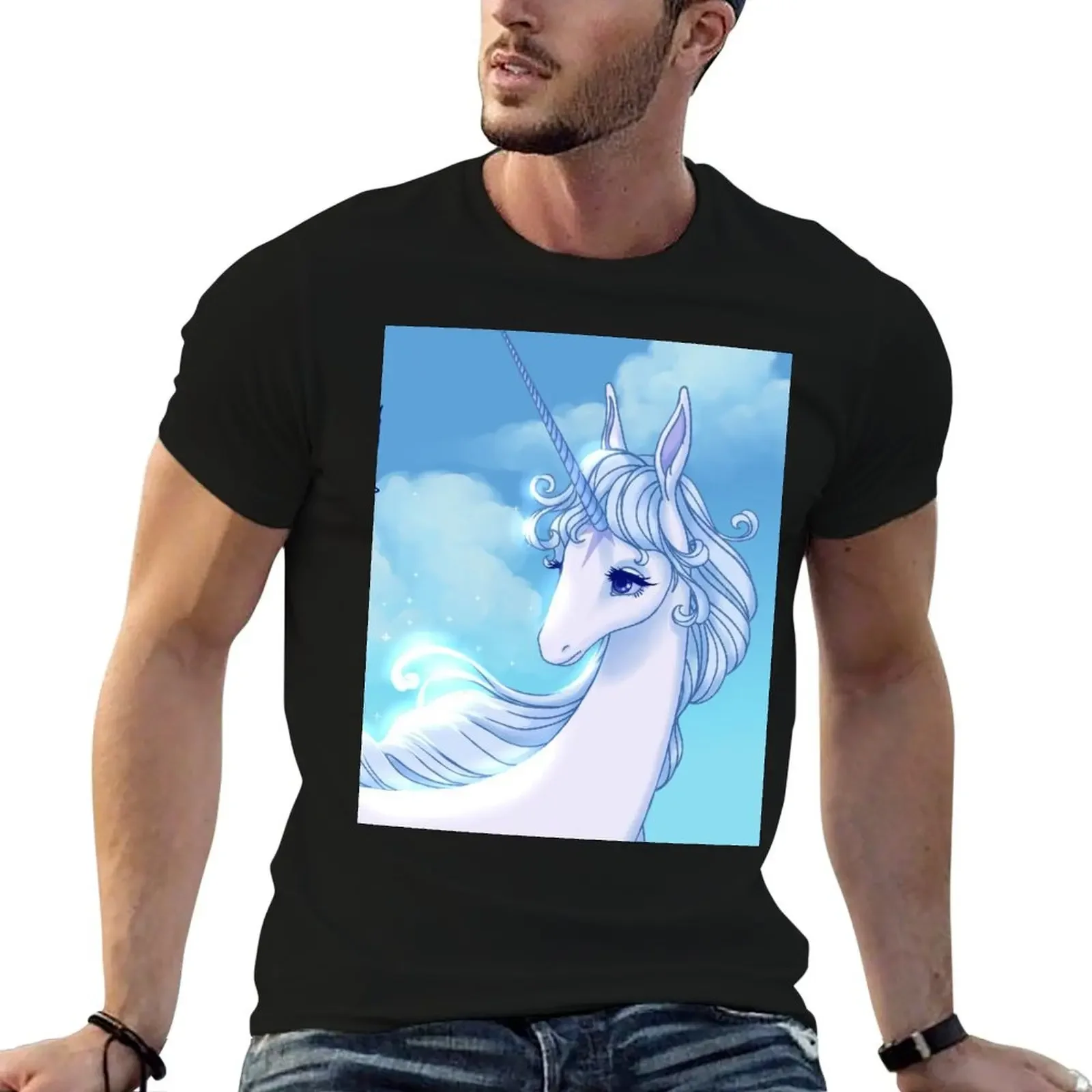 Have you seen others like me? The last unicorn T-Shirt plus size tops basketball graphic tees shirts men