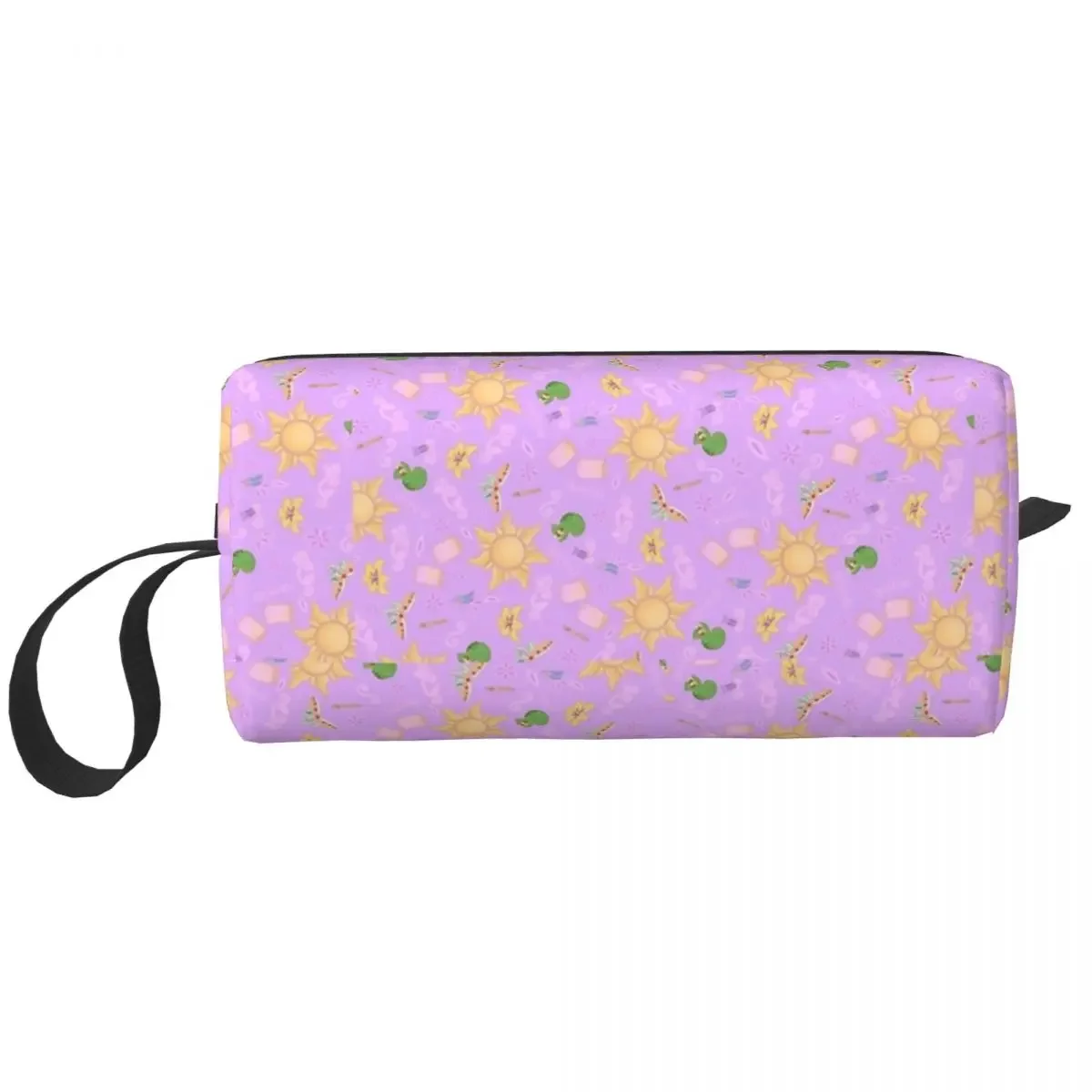 Rapunzel Pattern Makeup Bag Cosmetic Organizer Storage Dopp Kit Toiletry Cosmetic Bag for Women Beauty Travel Pencil Case