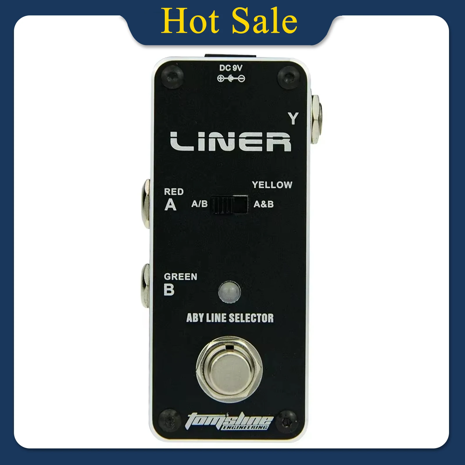 AROMA Liner Electric Guitar Pedal Effect Aby Line Selector Effect True Bypass Pedal ALR-3 Electric Guitar Accessories & Parts