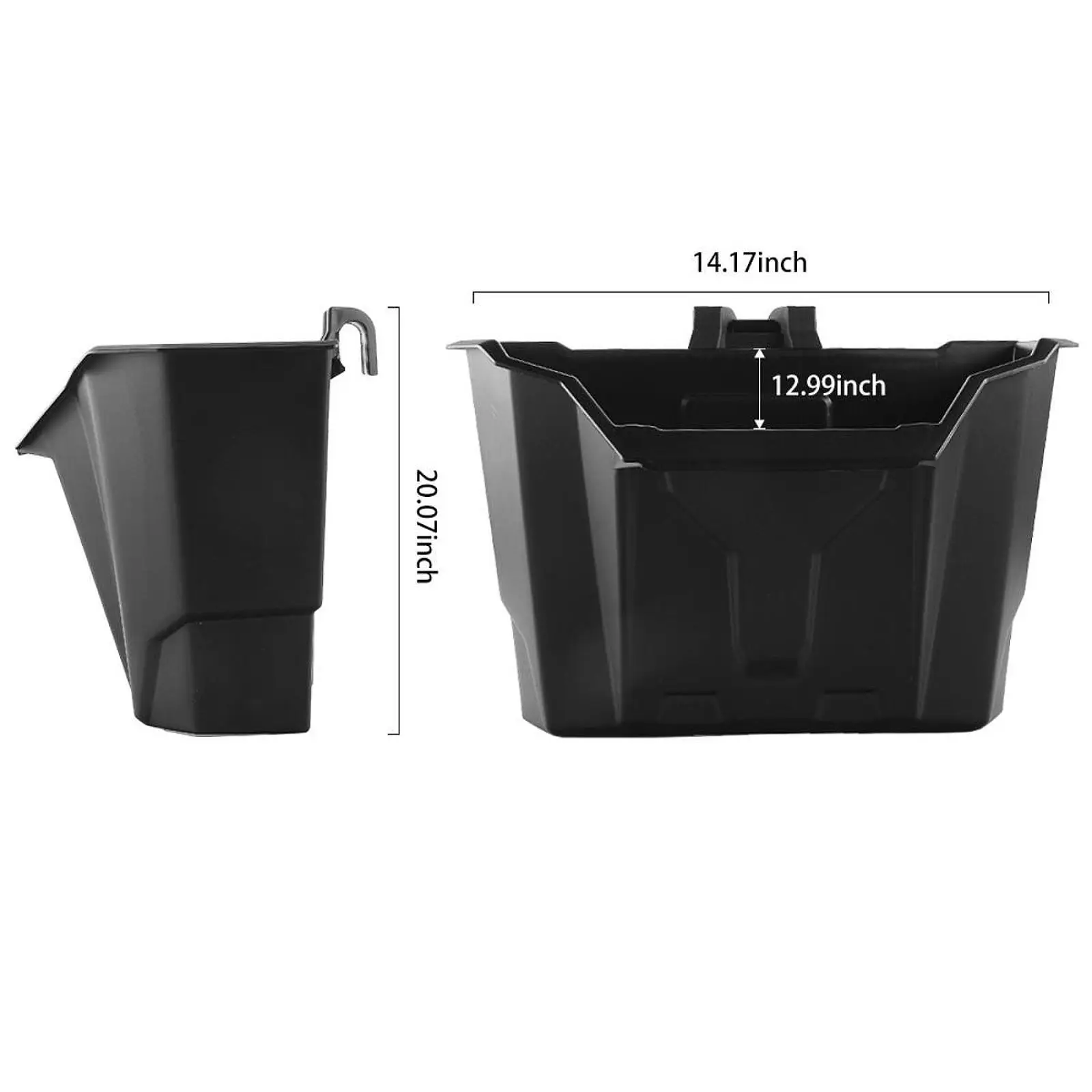 

Driver Side Under Seat Bin Polypropylene Organizer for Can Am Defender Max HD7 HD9 Accessories