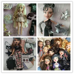 30cm Bratzes Doll Ordinary Fashion Doll Changeable Clothes Movable Joints Action Figure Model Toy Collect Ornament Kids Gifts