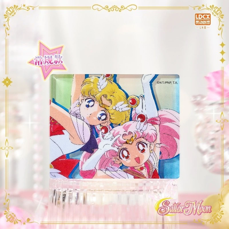 LDCX Sailor Moon Tsukino Usagi Mizuno Ami creative acrylic card brick blind box high-looking girl heart ornaments surprise gift - view 4