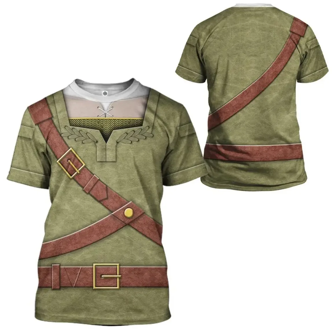 Zelda Cosplay Summer Men Kids Harajuku Breathable Mesh T-shirt Man Street Casual Round Neck Short Sleeve Sportwear Male Tops Tee