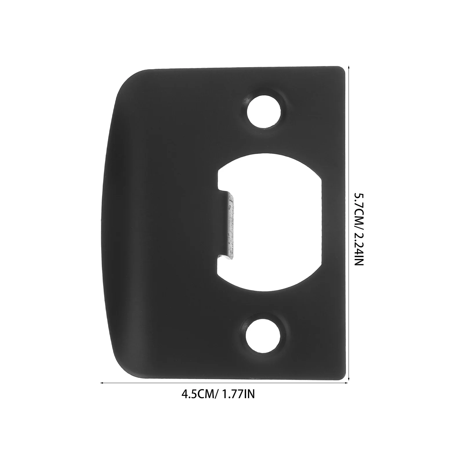 2 set Pelat Penguat Pintu Tugas Berat Baja Tahan Karat Pelat Pengunci Deadbolt Untuk Keamanan Pintu Eksterior Interior Universal