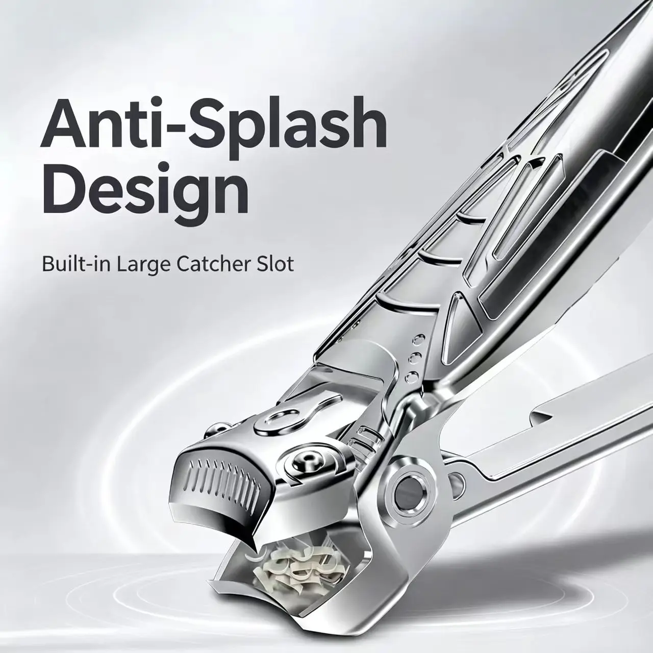 Stainless Steel Zen-Style Large Opening Nail Clippers Cross-Border Die-Cast Nail Clipper Set Nail Tweezers Manicure Tools
