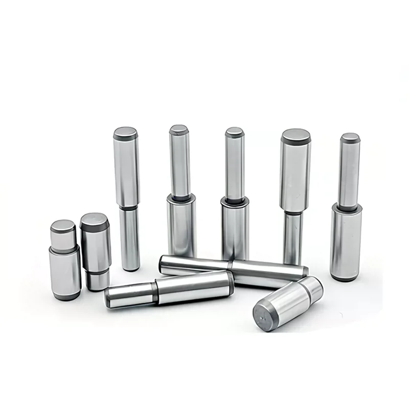 Solid Stepped Locating Pin, Bearing Steel Cylindrical Positioning Stud, Step‑Shaft Reduced‑Diameter Pin