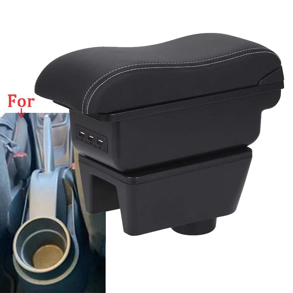 

For Seat Ibiza Armrest Box For Seat Ibiza 6j Ibiza 6L Car Armrest Auto Storage Box Retrofit parts Interior Car Accessories Arm