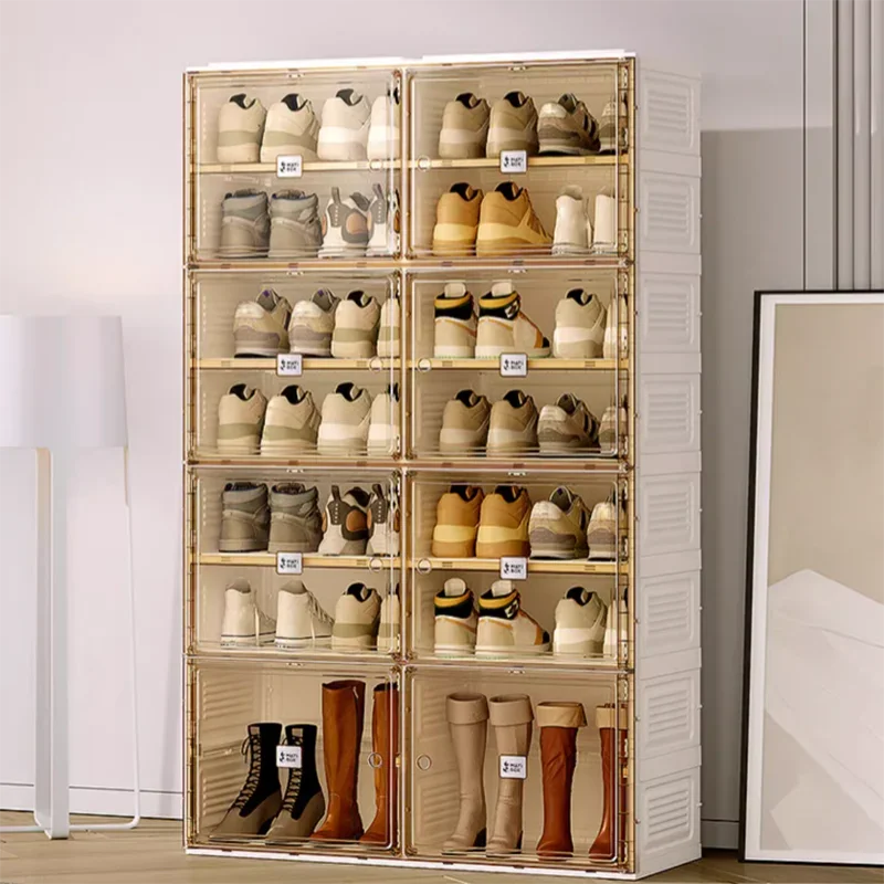 

Storage Ultra Thin Shoe Cabinet Modern Minimalist Dust Proof Luxury Living Room Shoe Cabinet Plastic Szafka Na Buty Furniture