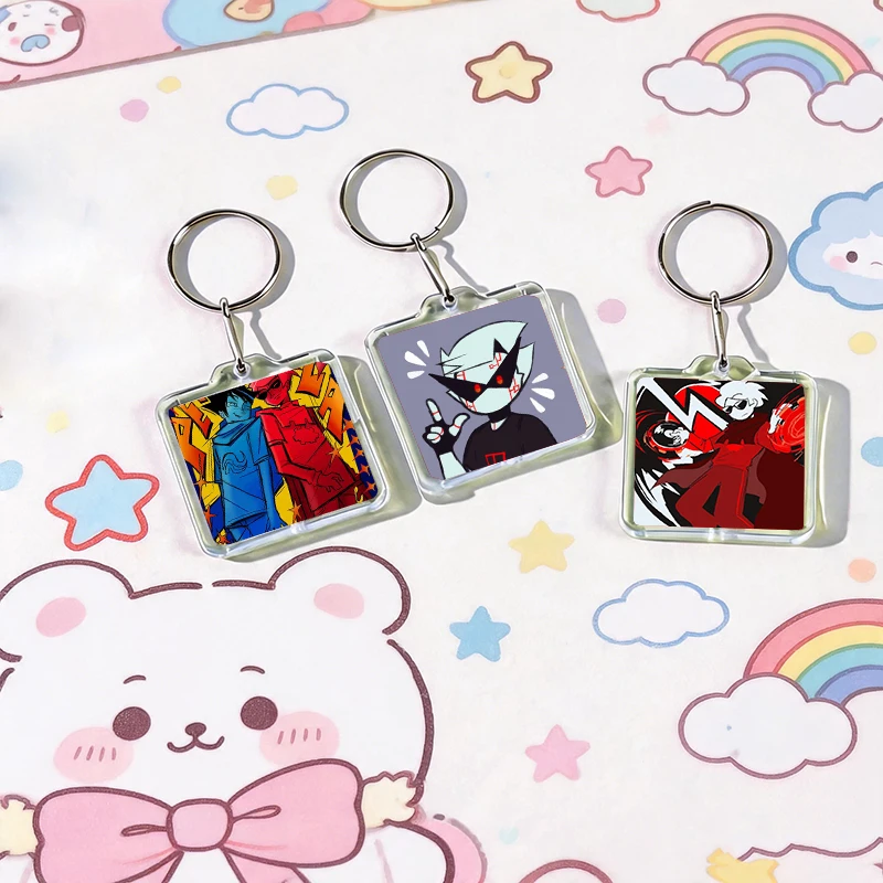 H-Homestuck Dave Dirk Strider Acrylic Keychain Handmade Hanging for Clothes Backpack Decoration Accessories Gifts with Friends