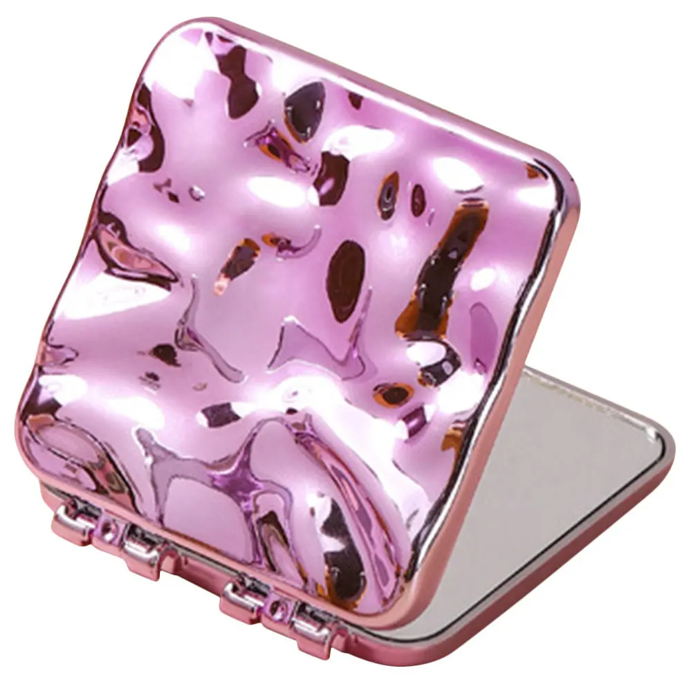 Reisespiegel, klein, kompakt, faltbar, doppelseitig, leicht, tragbar, Make-up-Taschenspiegel, Reisezubehör