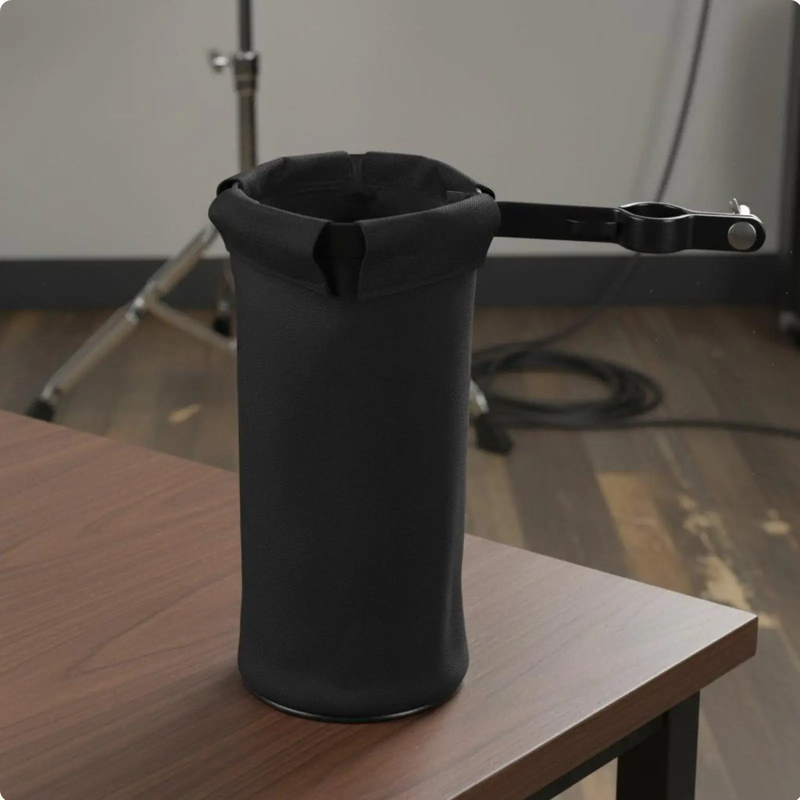 Drumstick Holder Clamp-on Oxford Drumsticks Case Spacious Storage Bag for Battery Drumsticks Stand