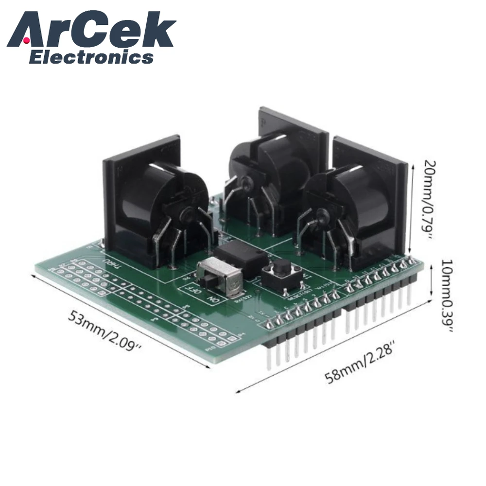 MIDI Shield Musical Breakout Board Instrument Digital Interface Adapter Plate for Compatible Arduino Adapter Board Module