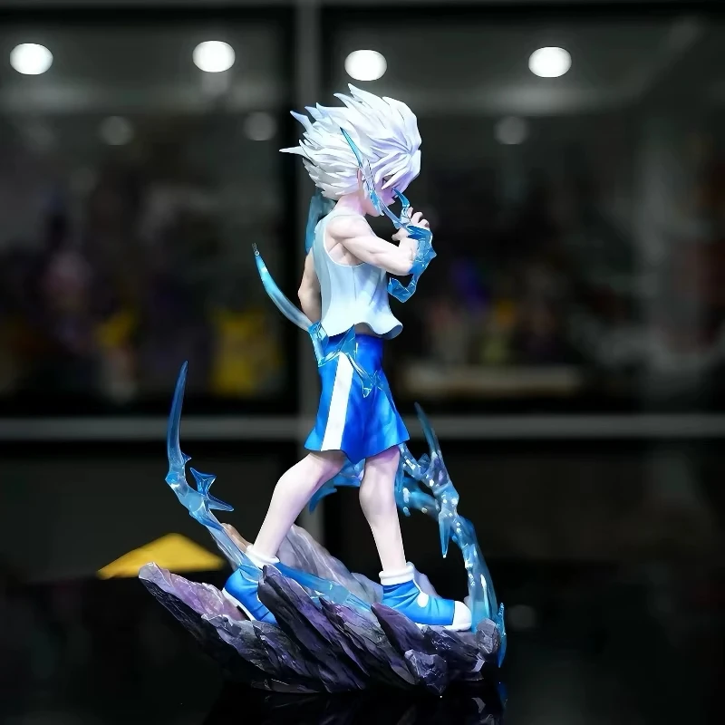 Hunter×Hunter Killua Zoldyck Anime Figures 23cm Pvc Action Figure Model Decoration Collection Statue Ornament Kid Birthday Gifts