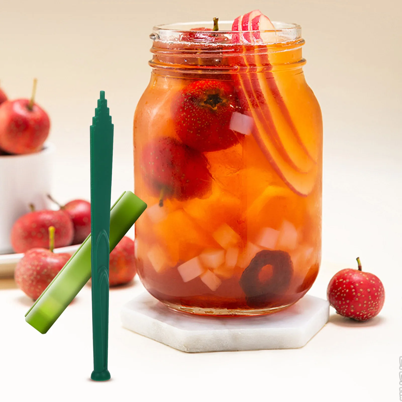 

Canning Tools Lid Lifter Bubble Remover Measuring Ruler Jar Household Kitchen Supplies Canning Tool Practical