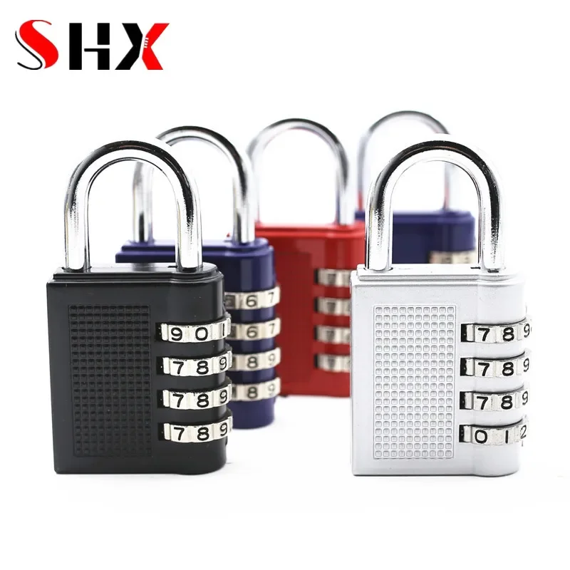 4 Digit Number Combination Pad Lock Padlock Outdoor Waterproof Lock Suitcase Luggage Security Coded Lock